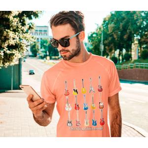 Textil transfer design Guitars 2