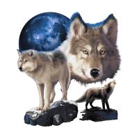 Transfer textil diseño Wolfs
