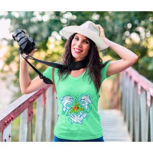 Transfert textile désign Delfines 2