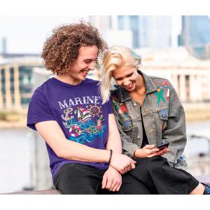 Transfert textile désign Marine 2