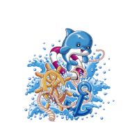 Textil transfer design Summer Time