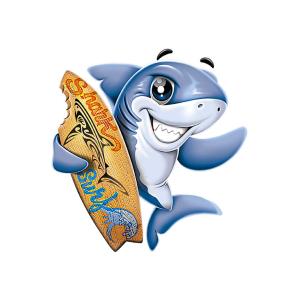 Transfer textil diseño Shark