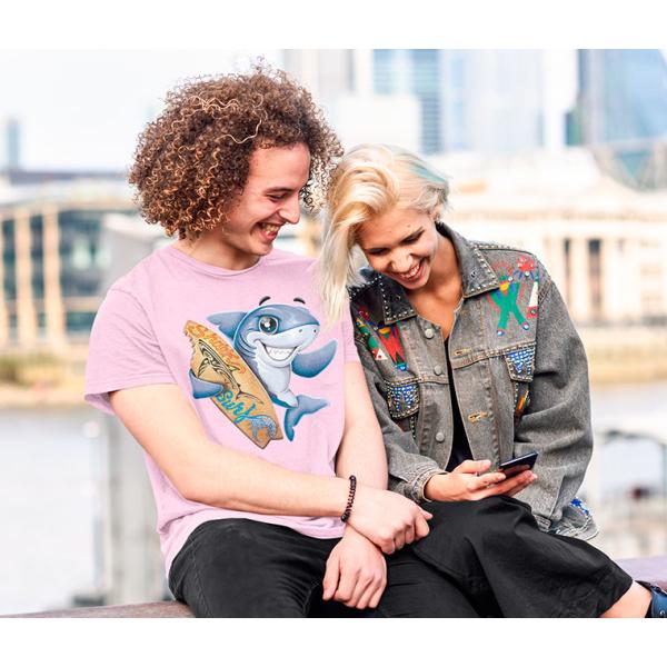 Transfer textil diseño Shark