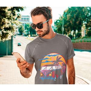 Textil transfer design Sunset 2