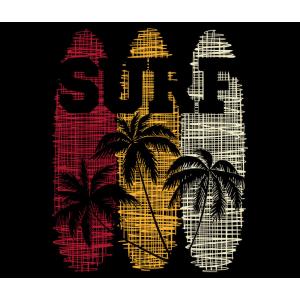 Transfer textil diseño Surf