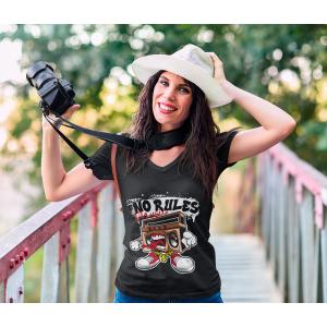 Transfer textil diseño No rules 2