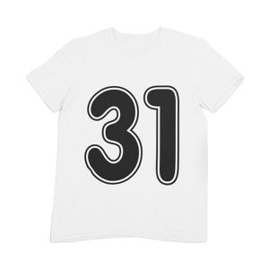 Transfert textile Numéros ronds 23 cm