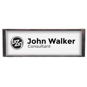 Badge nominatif avec fermeture magnétique PLM 64