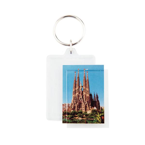 Rectangular acrylic keychains CR-50