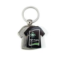 T-shirt shaped metal keychains MX-D