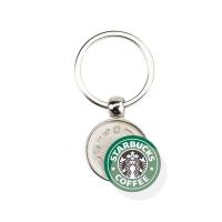 Circular metal keychains SM