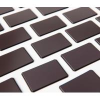 Face arrière des aimants 78 x 53 mm