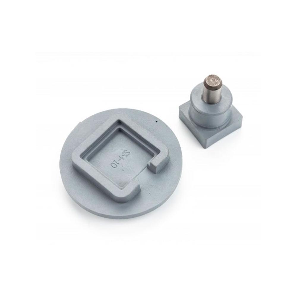 Assembly tool for square metal keychains SM10D