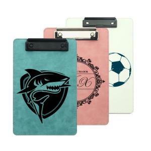 Portapapeles de símil piel con pinza 2