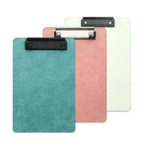 Portapapeles de símil piel con pinza