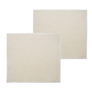 Square linen-type coasters 2