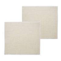 Square linen-type coasters