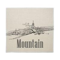 Posavasos cuadrados tipo lino