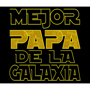 Textil transfer design Papá Galaxia
