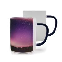 Tazas de cristal esmerilado de colores