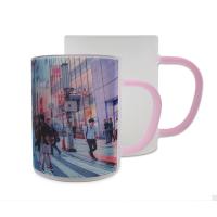 Tazas de cristal esmerilado de colores