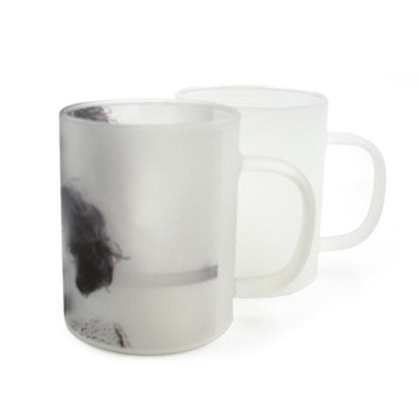 Tazas de cristal esmerilado