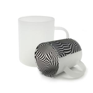 Frosted glass mugs 2