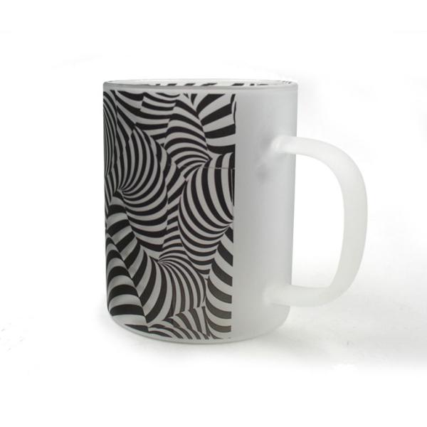 Tazas de cristal esmerilado