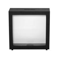 Hucha de madera en forma de marco 16,5x16,5 cm