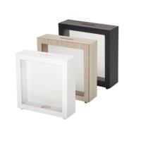 Hucha de madera en forma de marco 16,5x16,5 cm