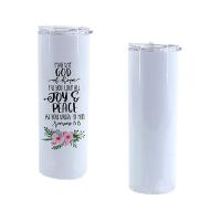 20 Oz Stainless Steel Bottle with Transparent Lid