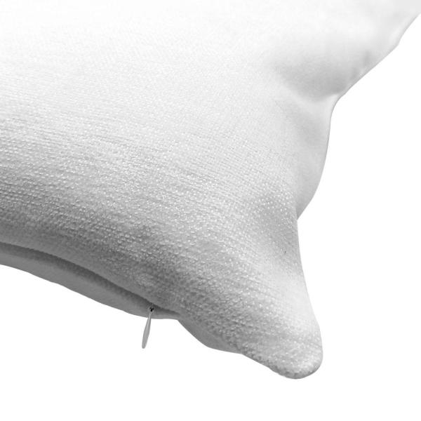 Linen like White Pillow Case 40x40cm for sublimation