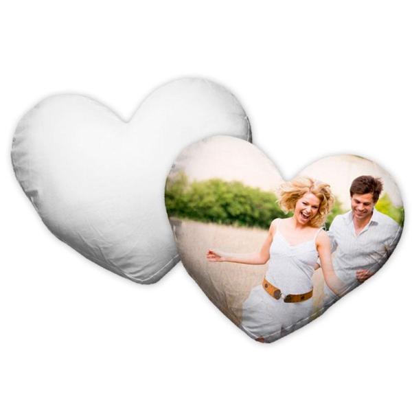 Fundas de cojín corazón (tacto algodón) para Sublimación