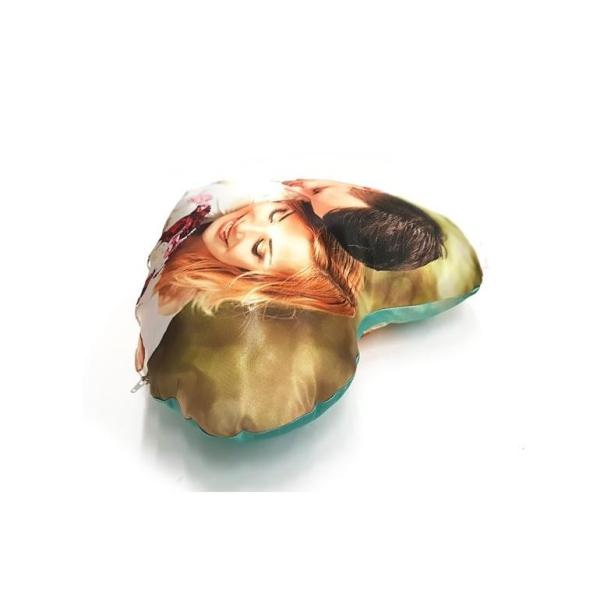 Housse de coussin coeur HQ (type de soie)