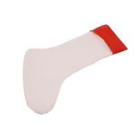 Chaussette de Noël aspect lin