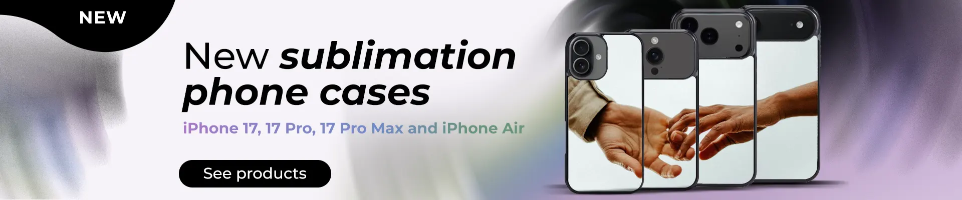 New sublimation phone cases iPhone 17