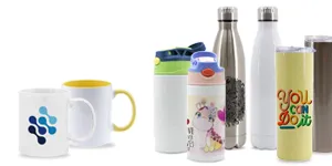 Sublimated mugs and containers